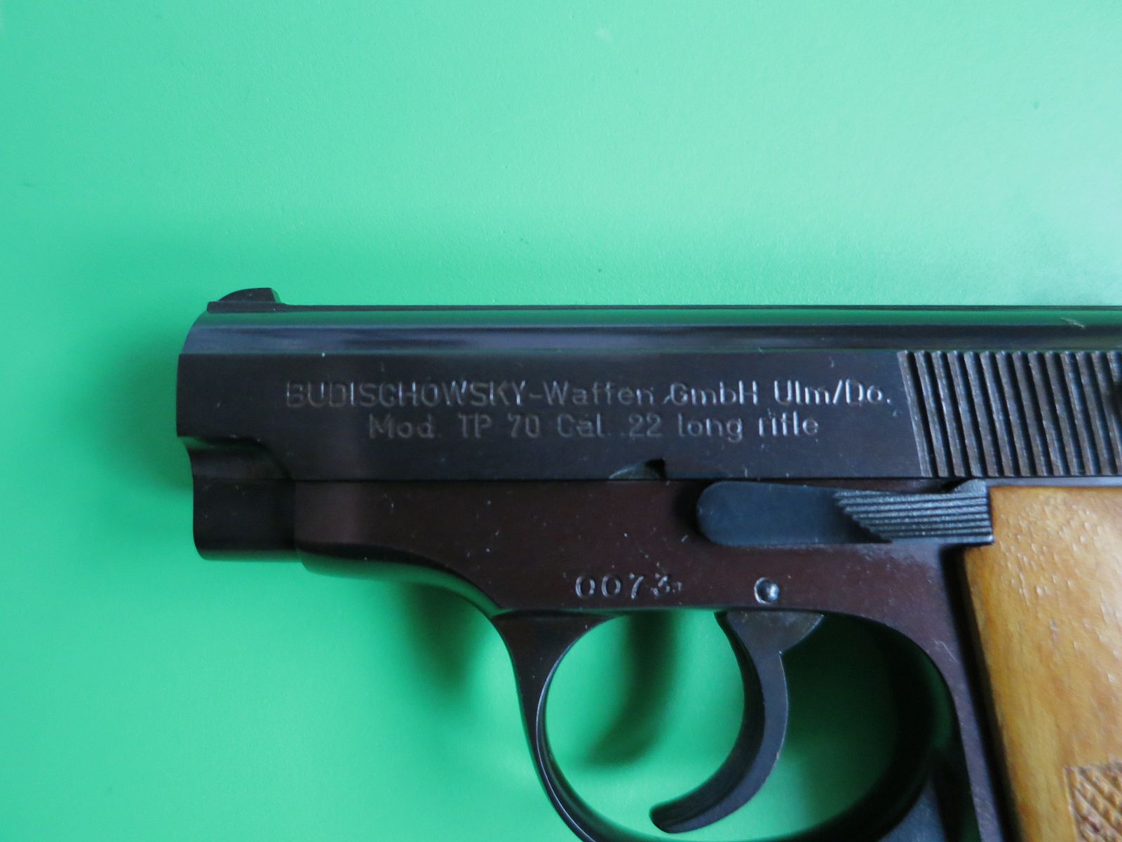 Korriphila (Budischowsky) TP70, cal. .22lfb, extremely rare pocket pistol, very good as new     #79