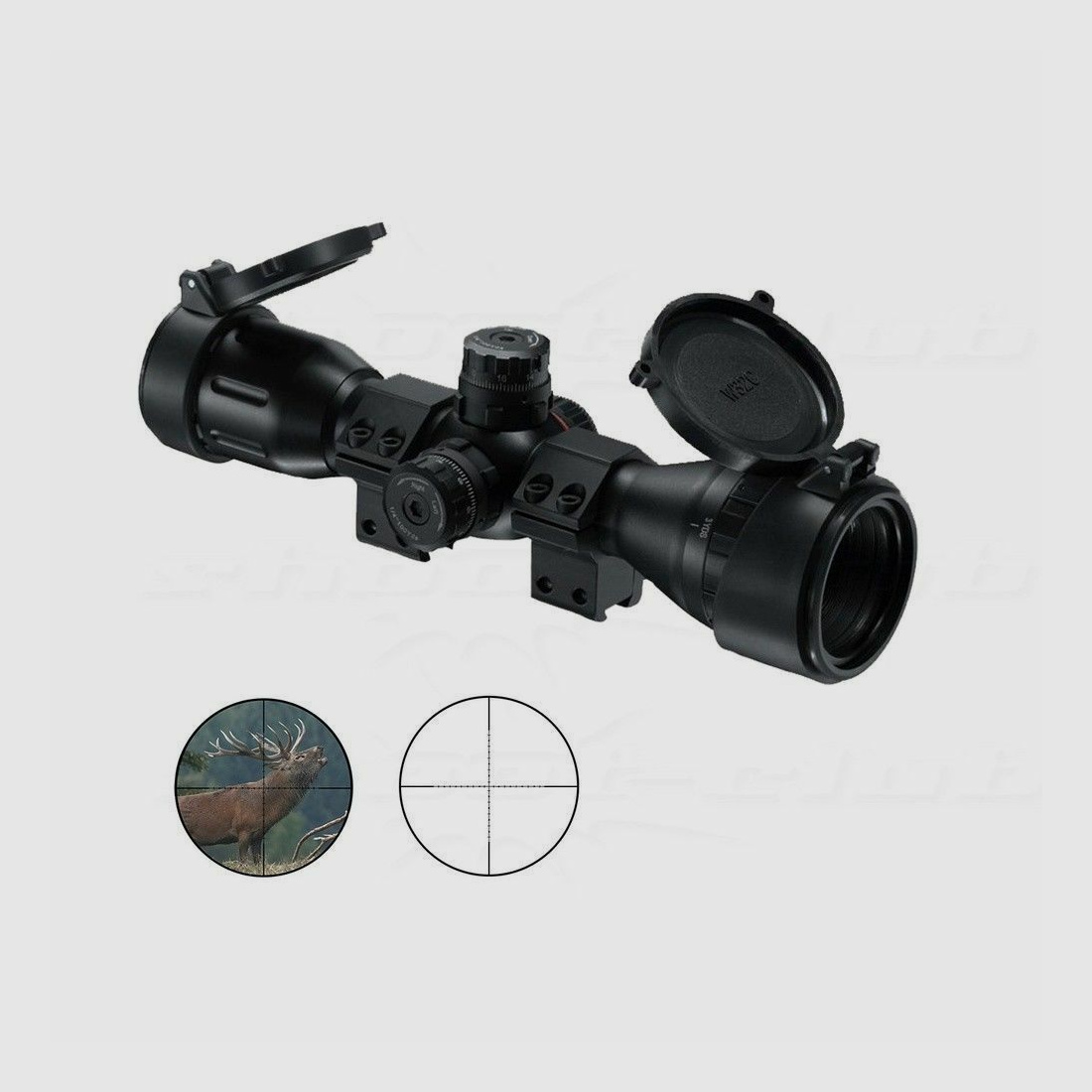 Carl Walther GmbH	 Walther Zielfernrohr 4x32 Mini DC CQB Scope inkl. 11 mm