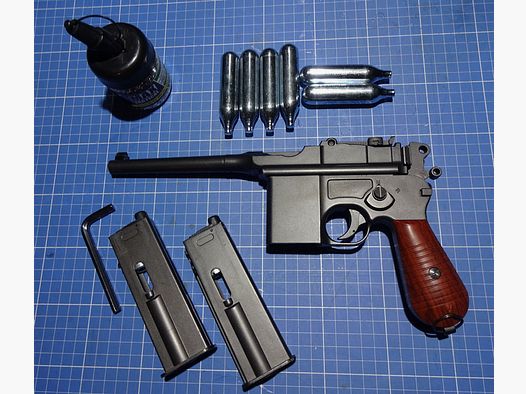Pistola C96 - CO2 - .177 / 4,5 mm BB