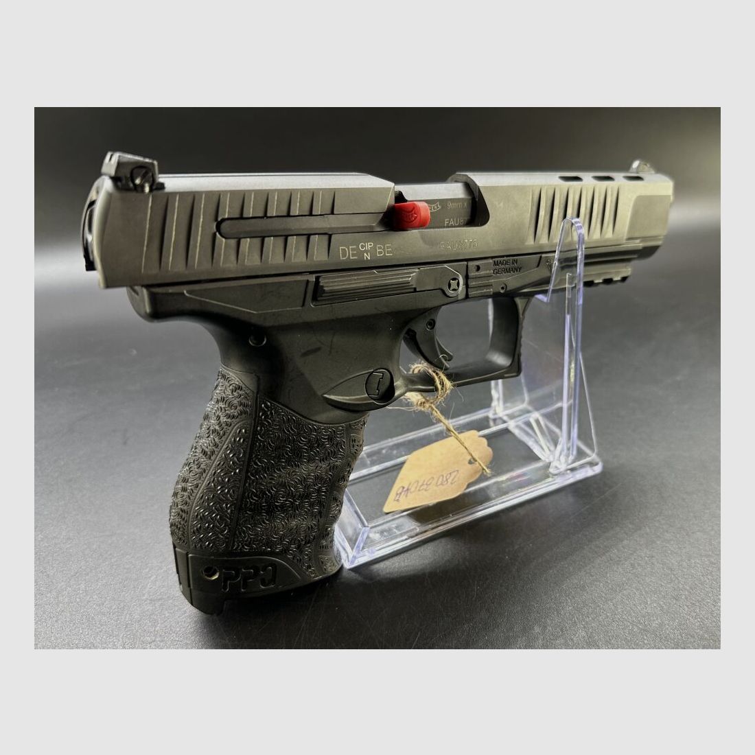 Arme de démonstration Walther pistolet semi-automatique PPQ M2B Navy 9x19 PS 4,6" 15R17R IN 9mmLuger