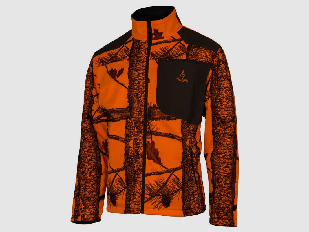 Umkehrbare Camo-Jacke Orange/Braun - Optimale Vielseitigkeit, Bild 2 von 5