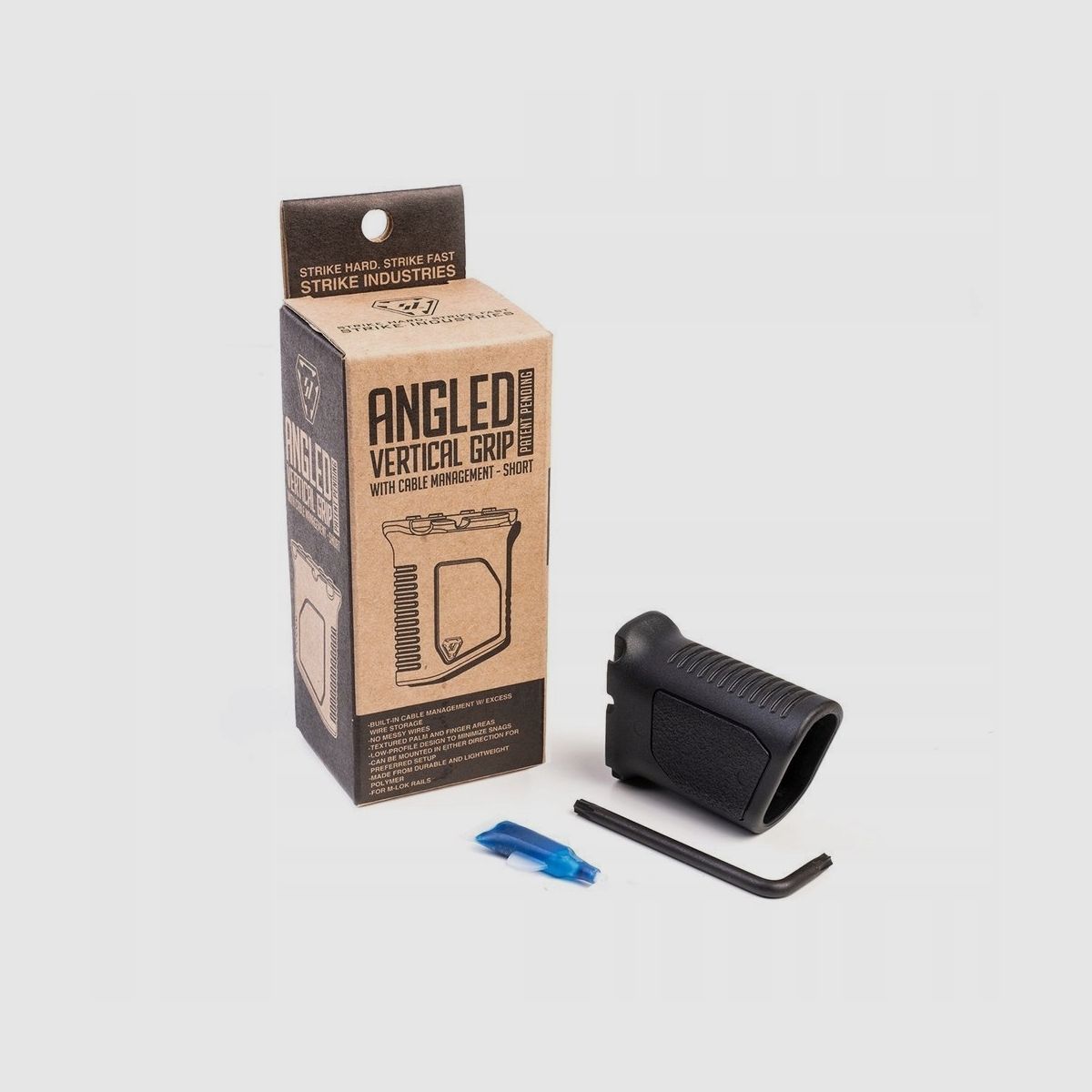 Chwyt przedni Strike Industries M-LOK ANGLED VERTICAL short black, zdjęcie 13 z 13