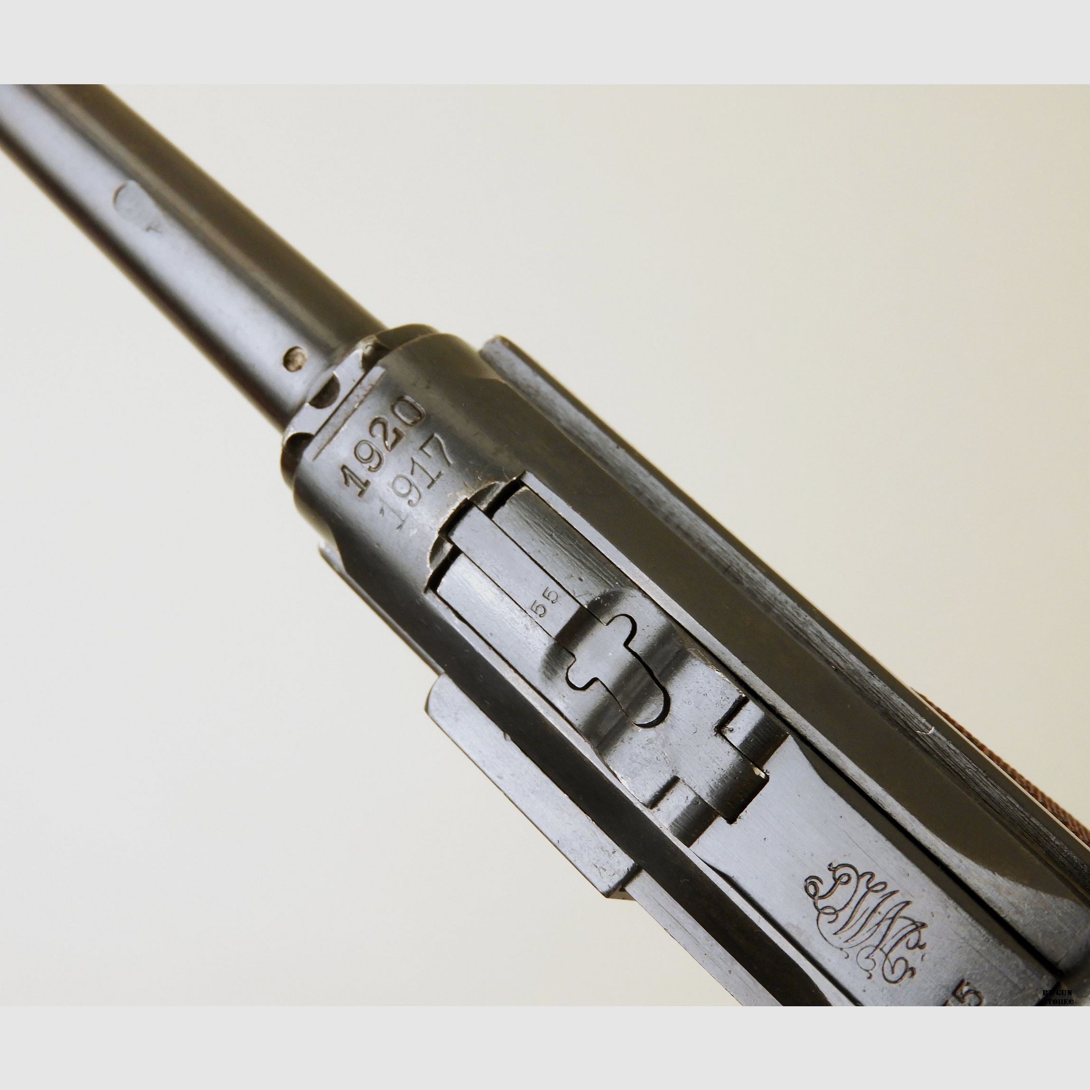 Pistole DWM mod. P08 „Double Date“ Kal. 9×19 para Seriennr. 6555, Bild 9 von 14