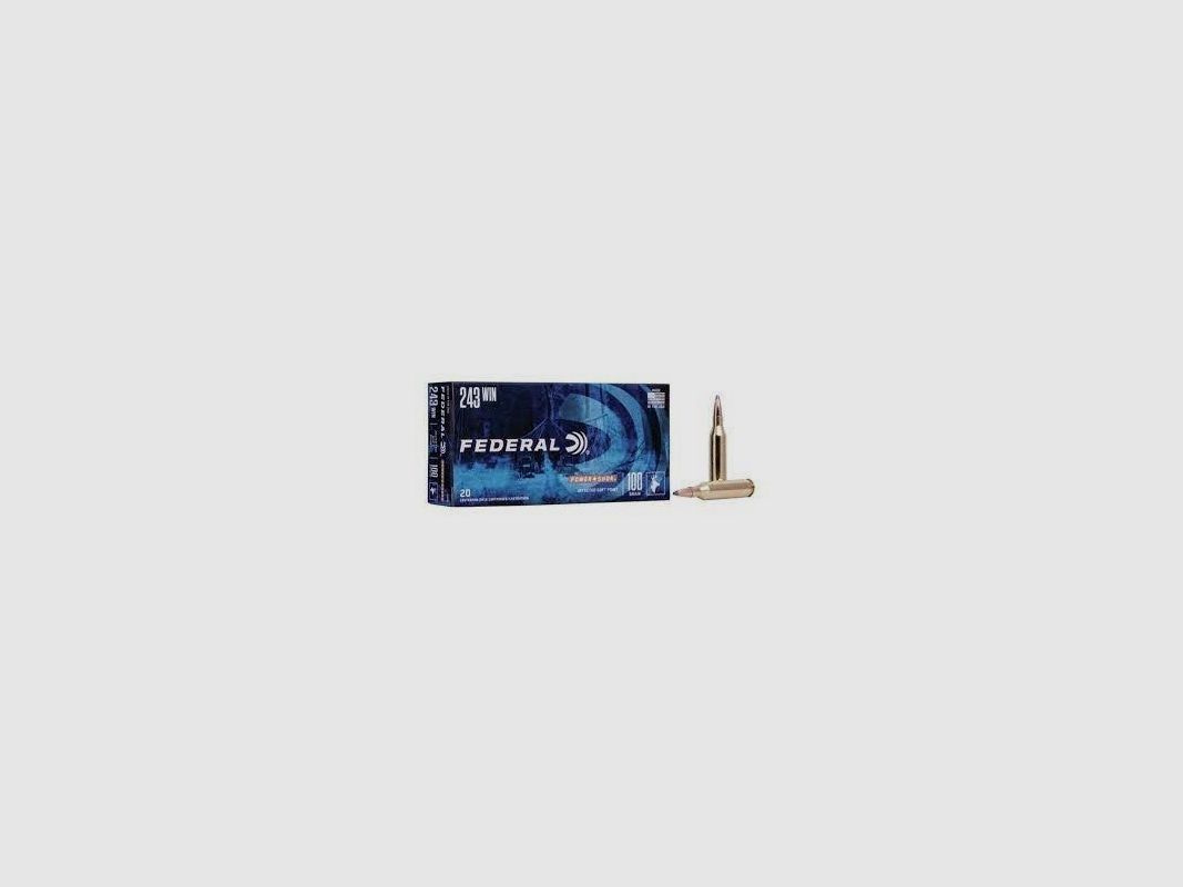 Federal 243 Win. Power-Shok SoftPoint 100grs, Bild 1 von 2