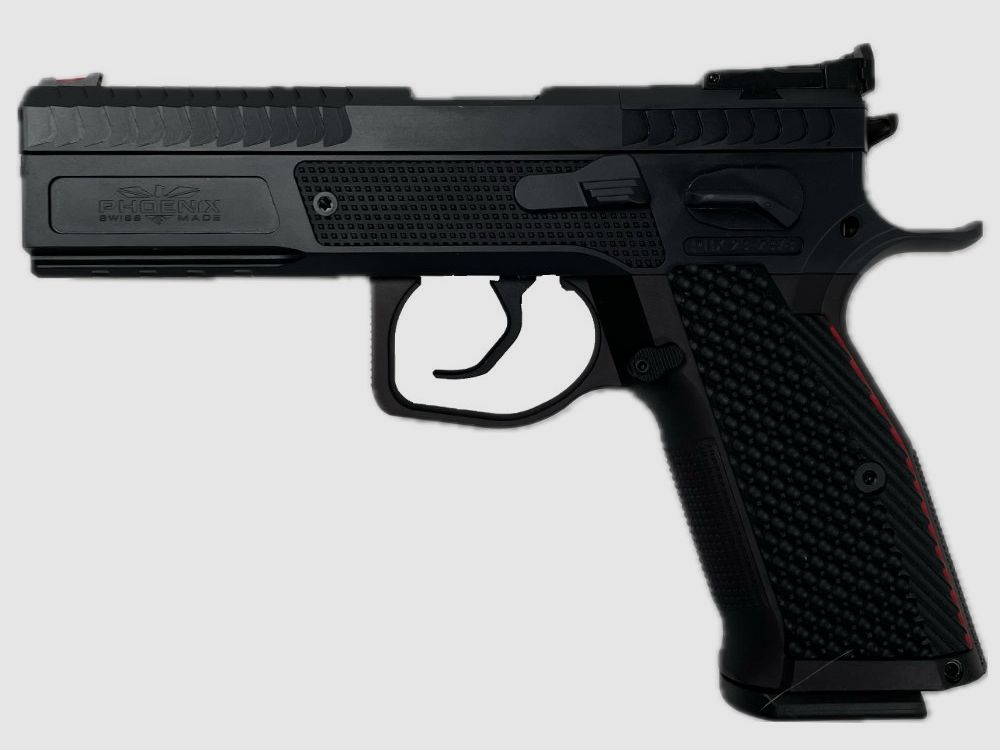 Pistole Phoenix Redback Light Gen2, LPA Fiber Optic, Kal. 9 mm Para 17-Schuss, normale RH-Griff, Picatinny, O.R. schwarz, Bild 2 von 2