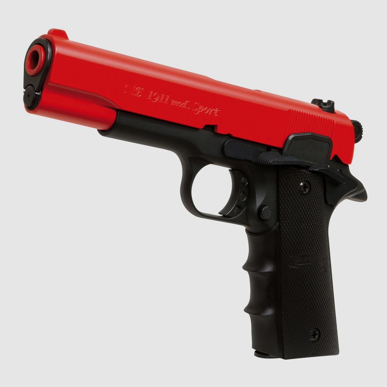 ME 1911 Model Sport, czerwono-czarny