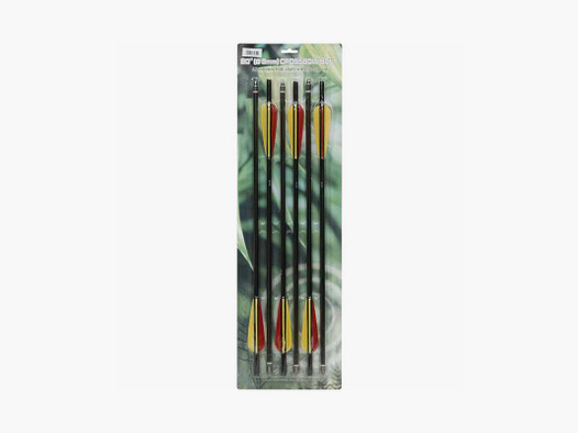 Ersatzpfeile für Armbrustgewehr 20" 6-er Pack Aluminium