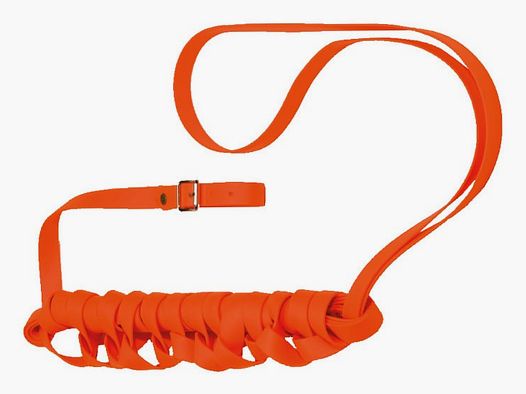 AKAH Schweißriemen aus Bio-Thane mit Lederstopper / Länge 8m / Breite: 13mm