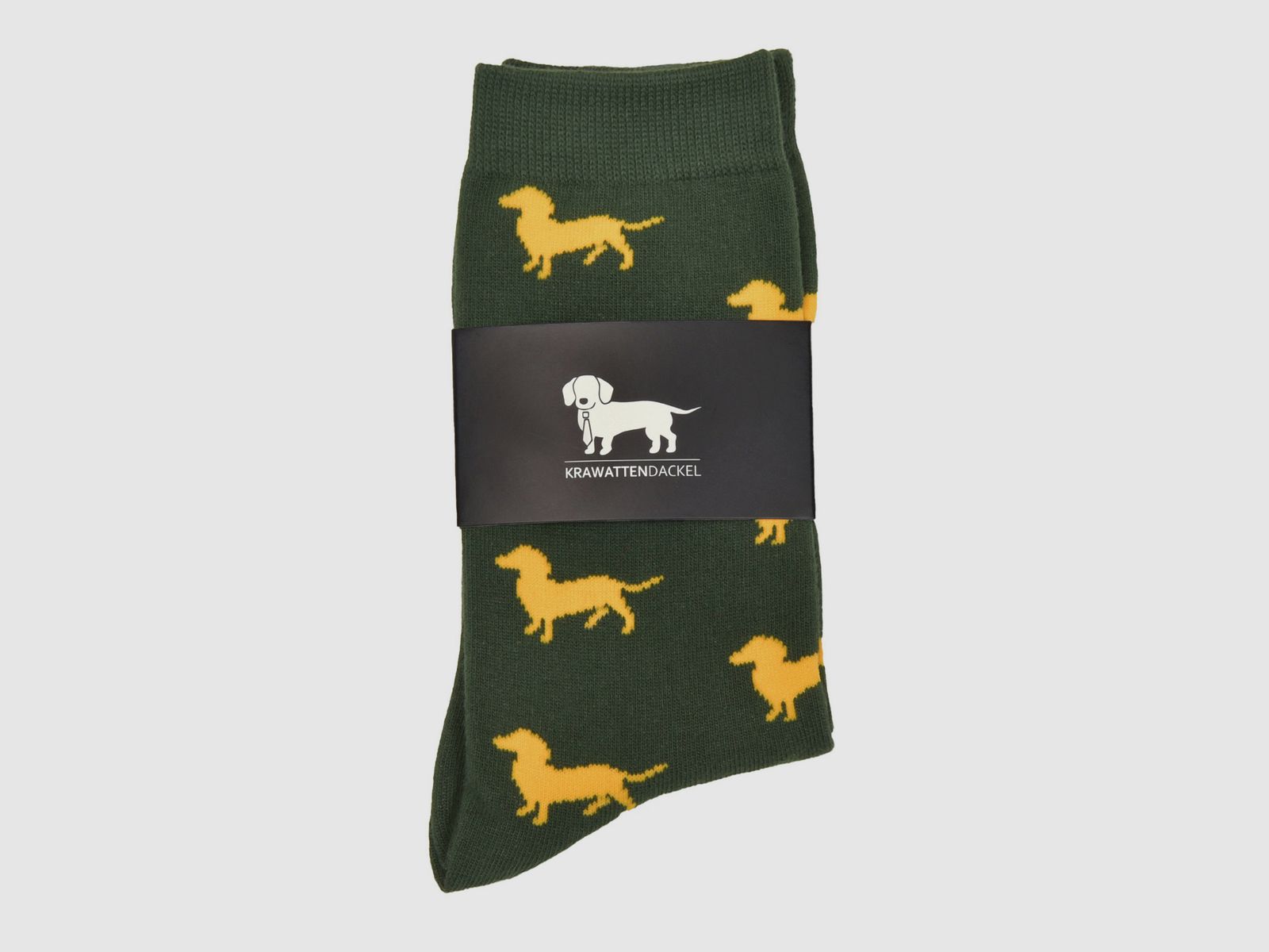Krawattendackel Socken mit Dackel