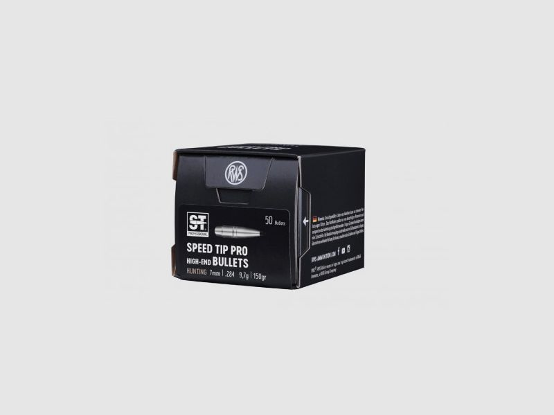 OGIVA RWS 7MM(284″) 150GR. SPEED TIP PRO