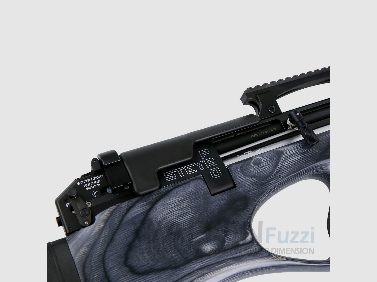 Steyr Pro X Scout grijs gelamineerd hout 5,5 mm met QF, afbeelding 5 van 7