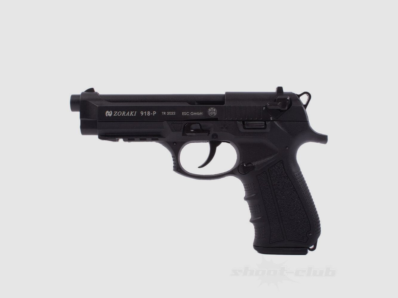 Zoraki 918-P Schreckschusspistole Brüniert 9 mm PAK