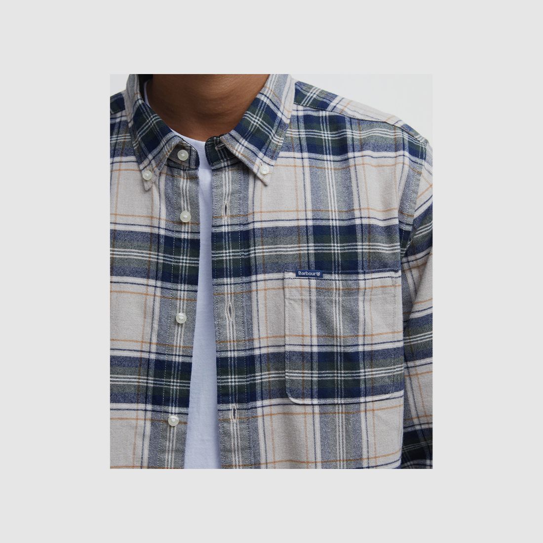 CHEMISE BARBOUR BETSOM STONE MARL, image 7 sur 8