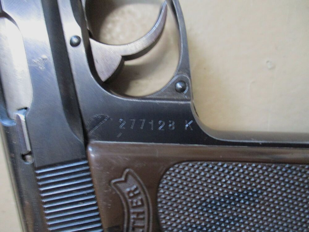 Pistole Walther Zella Mehlis Mod. PPK 7,65 mm ZM Zivil PPK