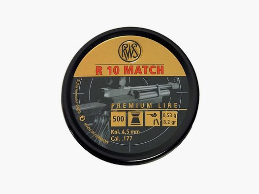 RWS R10 Match 4,5 mm 8 gr