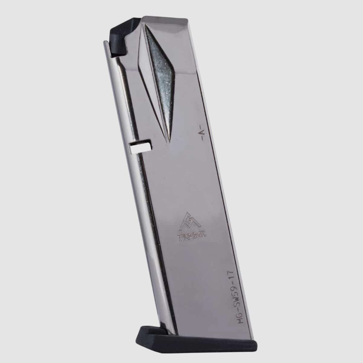 Mec-Gar S&W 59/915 magazine 9mm Luger - 17 rounds nickel-plated