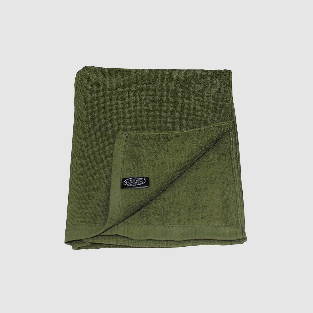 Towel, terry, olive, 110 x 50 cm