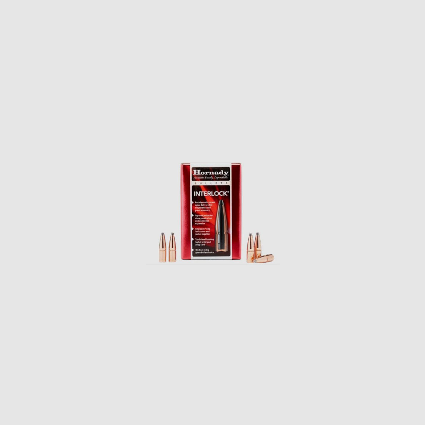 HORNADY GESCHOSSE INTERLOCK .308" 150GR BTSP - 3033 (100 ST.)