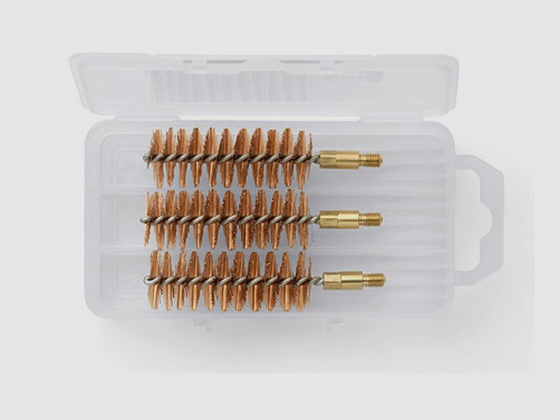 Zestaw szczotek sortowany puszka/broń krótka kal. 8 mm gwint zewnętrzny
