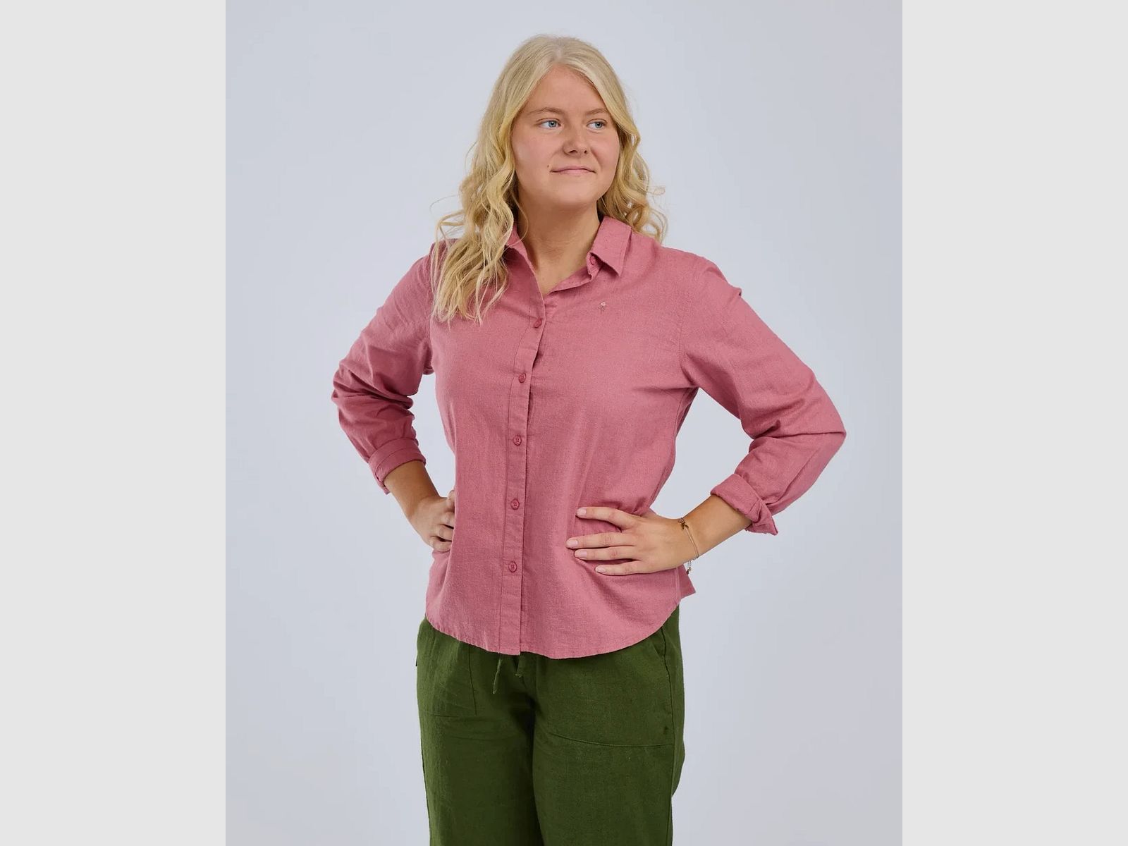 Pinewood Värnamo Insectsafe Hemp Mix Long-Sleeve Shirt for Women, image 2 of 6