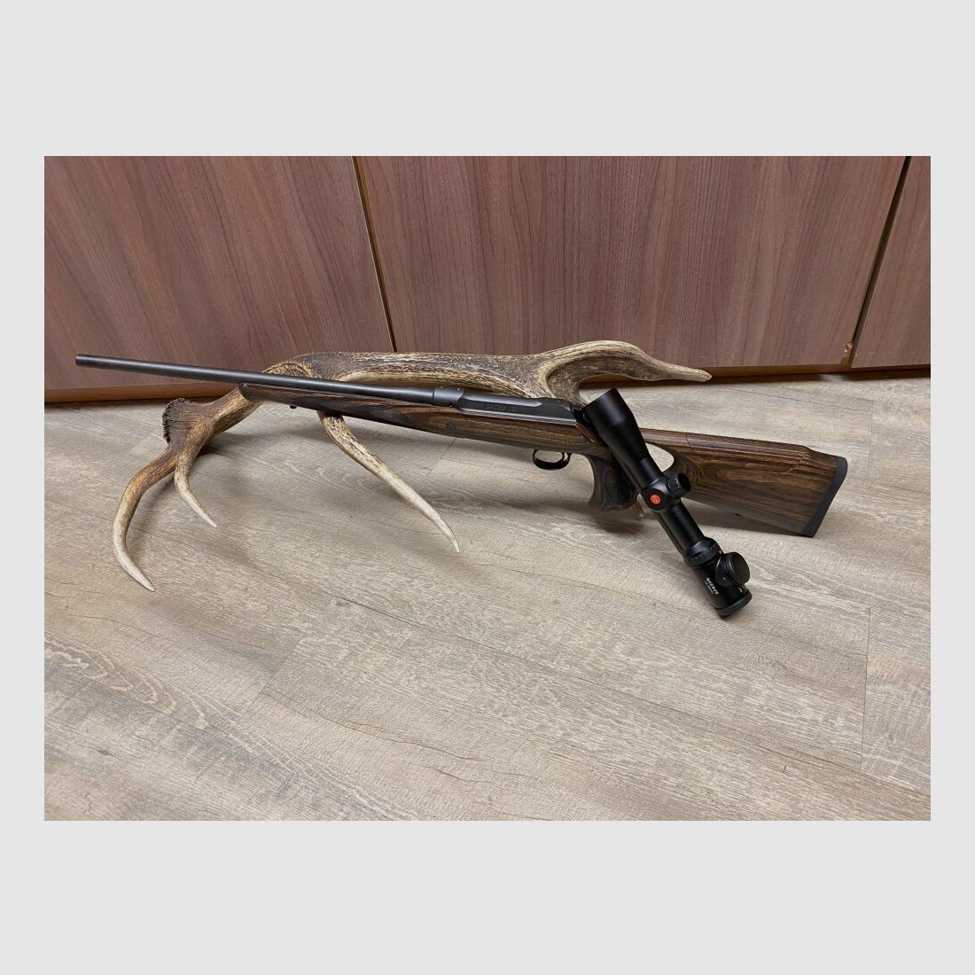 Sauer 101 GTI, mit Leica Magnus 1,5-10x42 i, mit Schiene