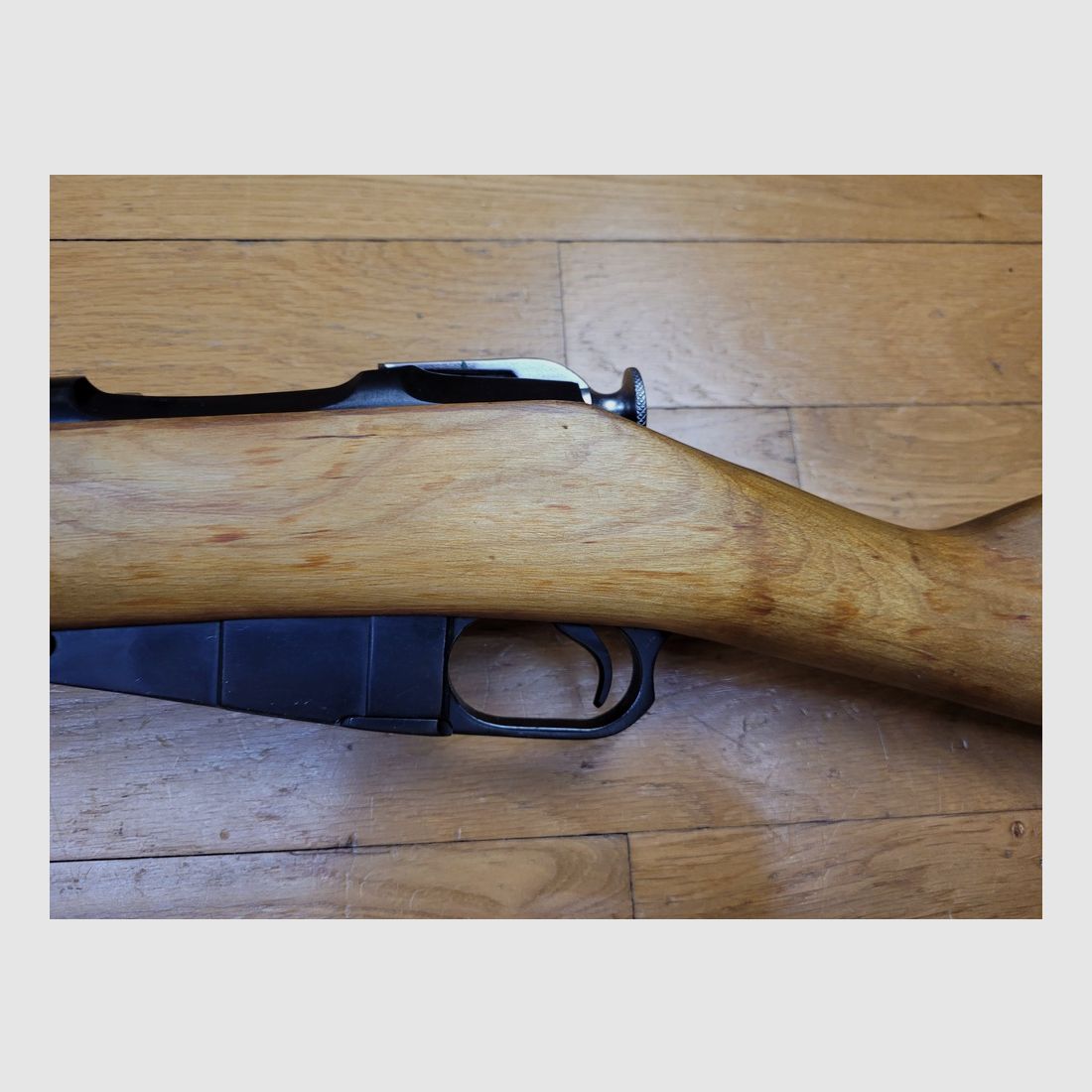 Muy hermosa carabina Mosin-Nagant M44 – Cal. original 7,62 x 54R – Arma rara de fin de producción (1946) conocida como "Culata rubia con empalme" – Ijevsk – 100% numerada – Mecánica de ensueño – Cañón asombroso – ¡Arma nueva!, imagen 24 de 30