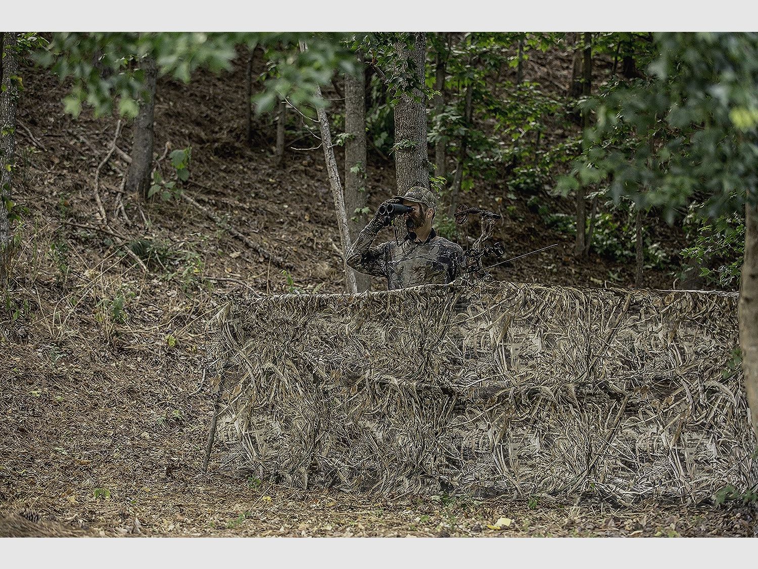 HUNTER'S SPECIALTIES Camo RealTree Camouflage Net 3.66 x 1.42m, image 2 of 2