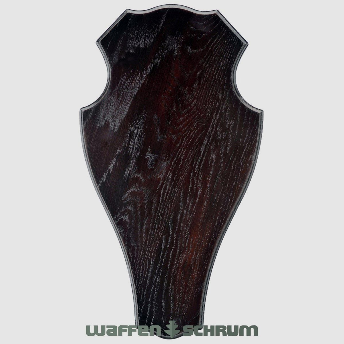 Eurohunt Geweihbrett 40x22cm Eiche - Dunkel - Rund