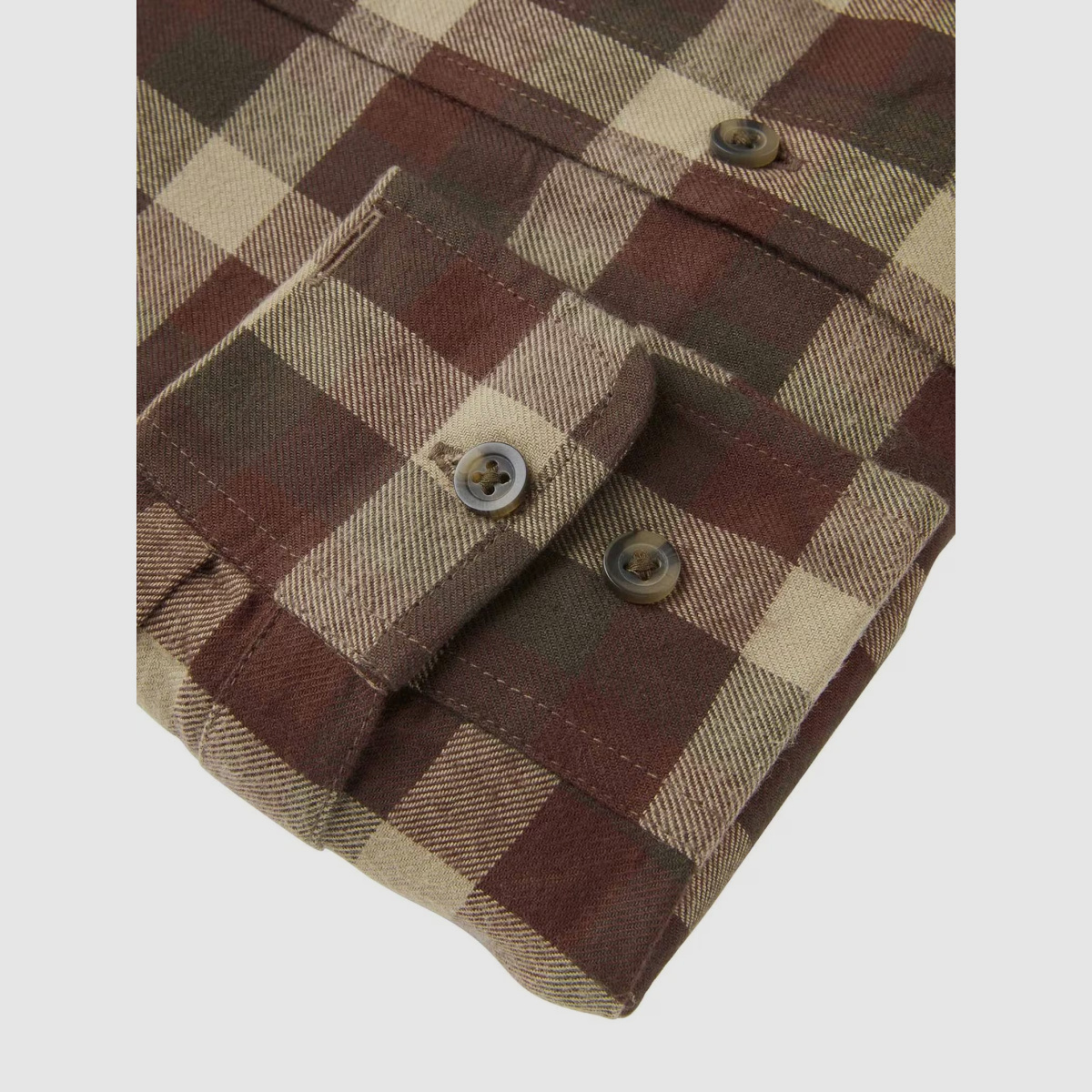 CHEVALIER Heron Flannel Shirt Men Holly Green Check