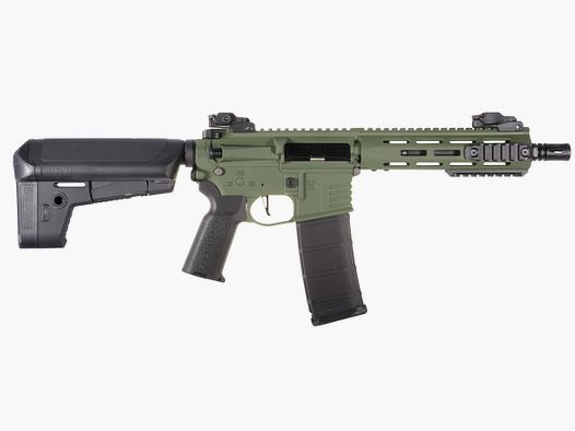 M4 AR15 M-LOK 8 Zoll CHARLIE Oliv S-AEG Airsoft Gewehr Frei ab 18 Jahren | Delta Armory