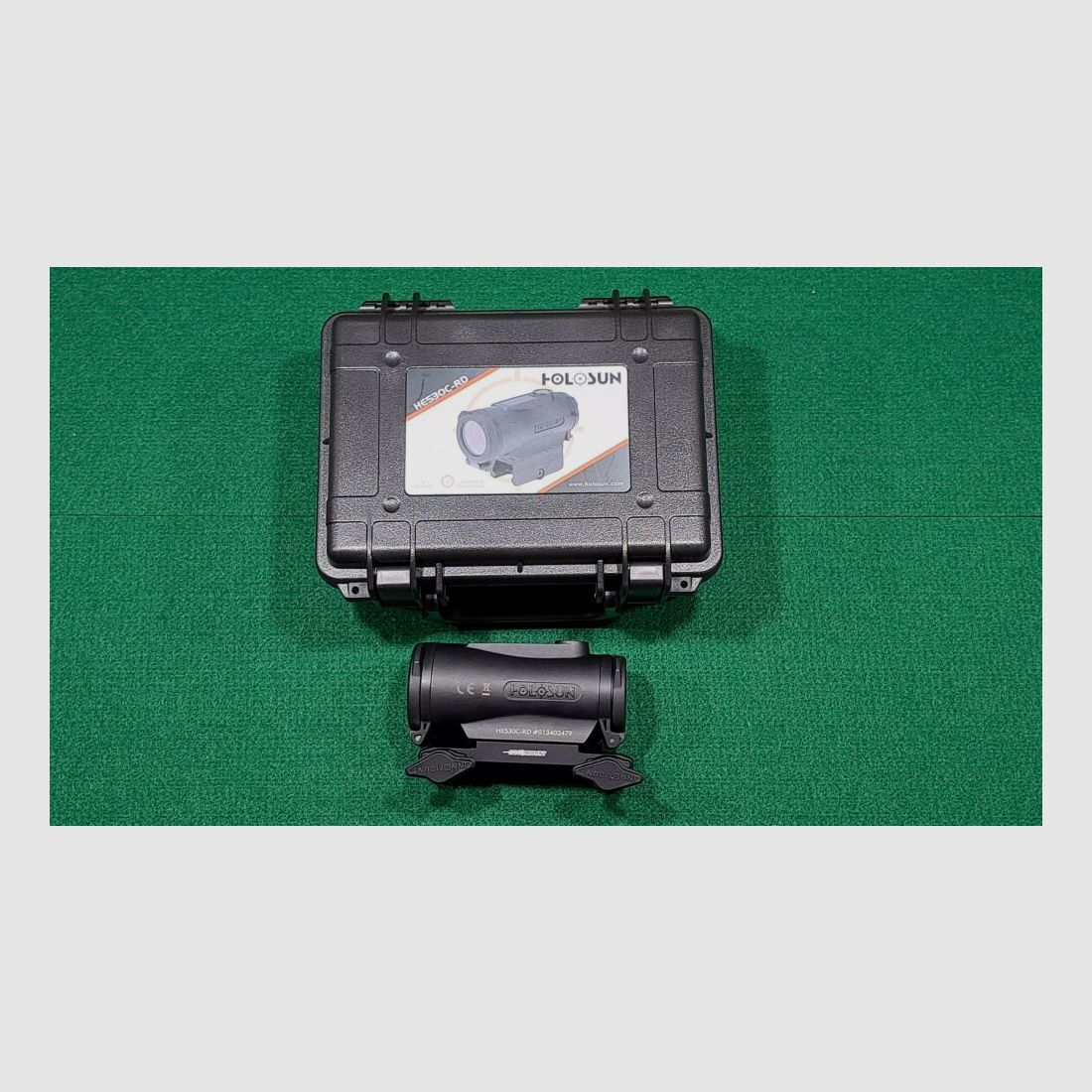 HOLOSUN Rotpunktvisier Elite HE530G-RD inkl. Innomount Zero Schnellspannmontage für Blaser Waffen