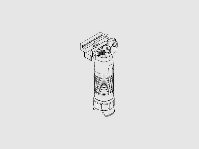 B&T Unigrip QD mit Bipod, klappbar aus Aluminium