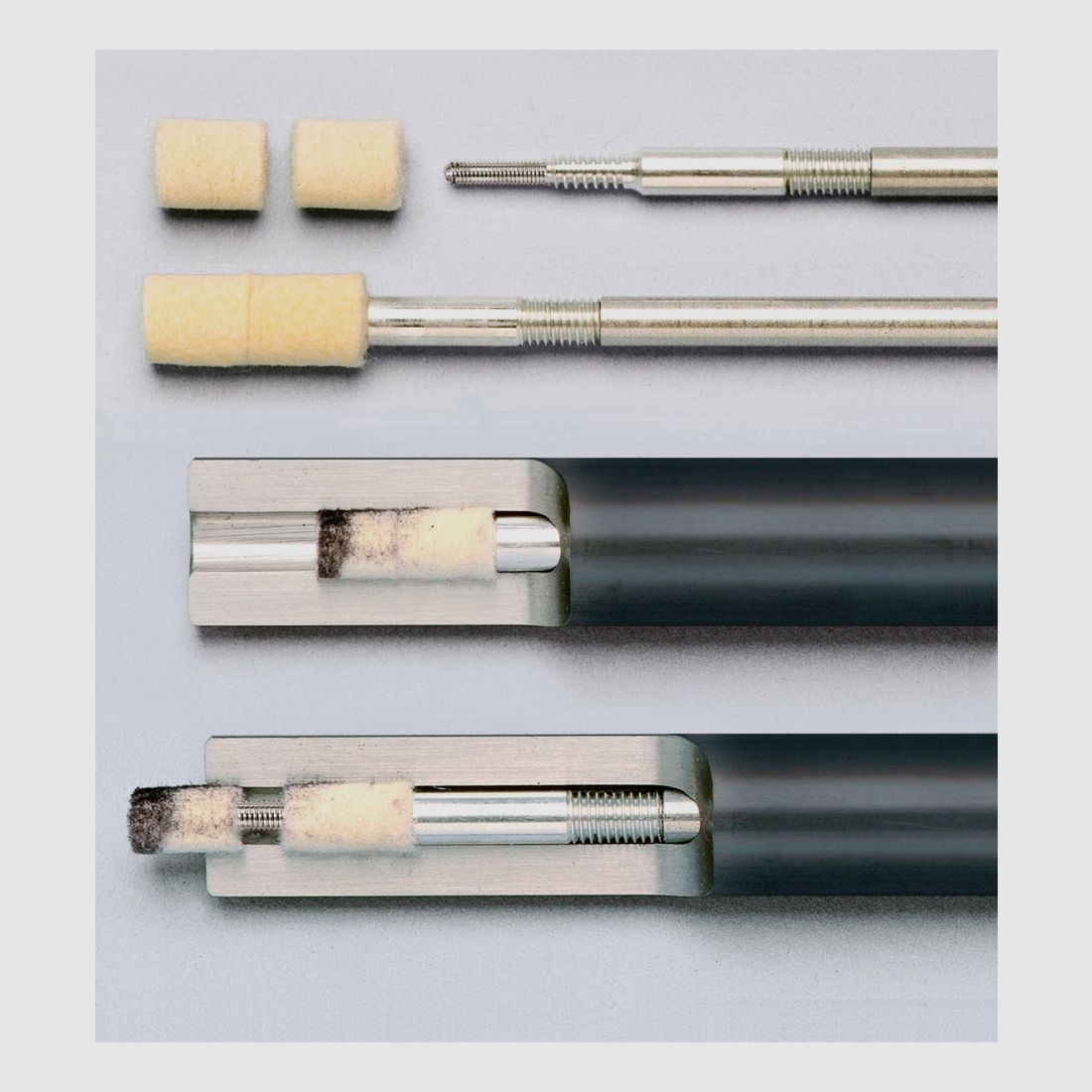 VFG 361314 Aluminium Putzstok Fun Line Kaliber .22 tot 6,5 mm 3-delig