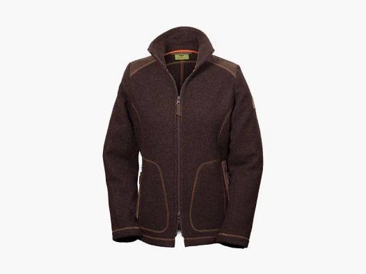 Chaqueta de forro polar "Adele", marrón oscuro