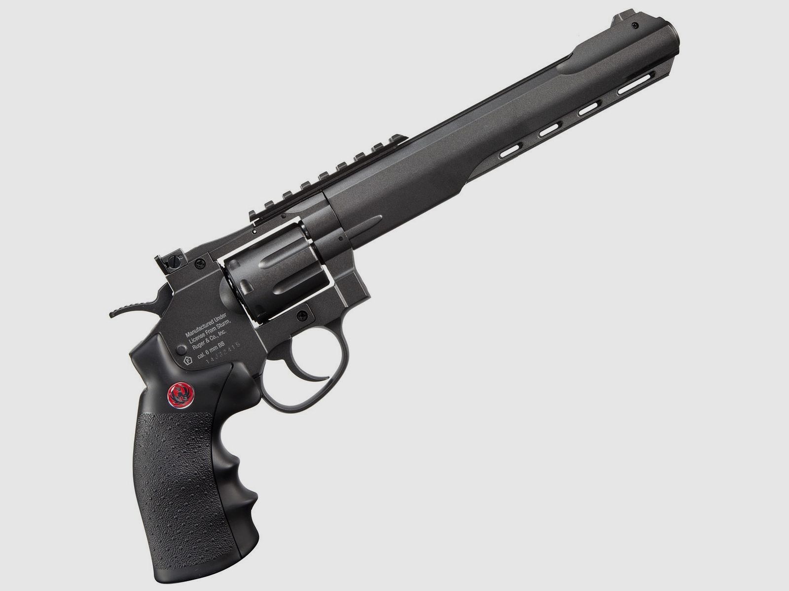 Ruger Super Hawk 8 inch 6mm BB CO2 revolver black - 4 Joules