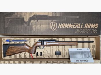 HAMMERLI ARMS FORCE B1 22 16" WALNUT HQ3 BRN .22 LR