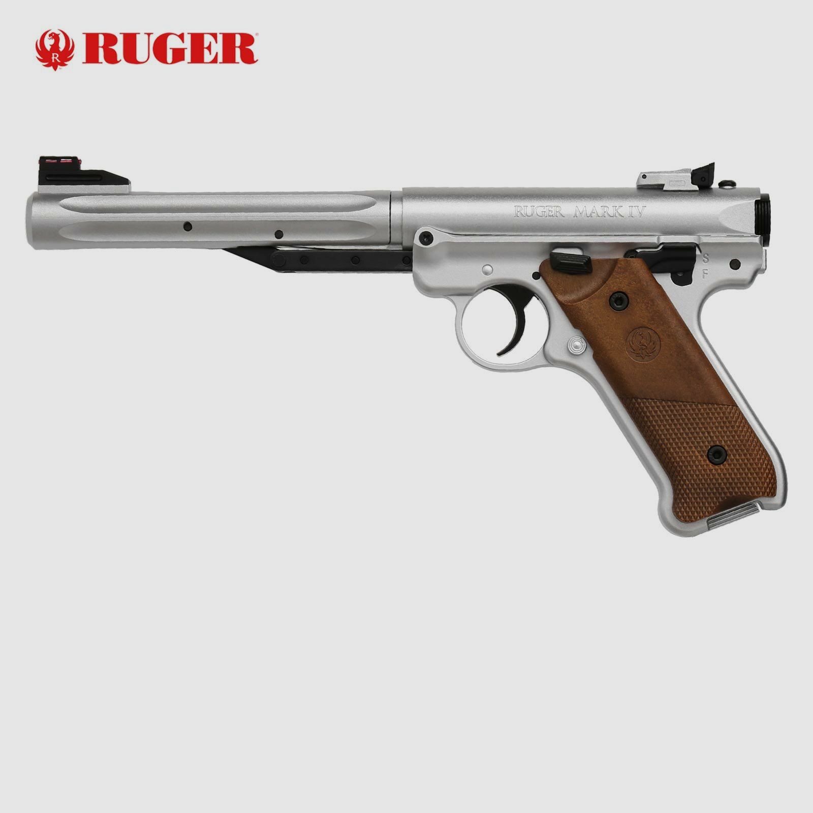 Luftpistole Ruger Mark IV Stainless - 4,5 mm Diabolo (P18)