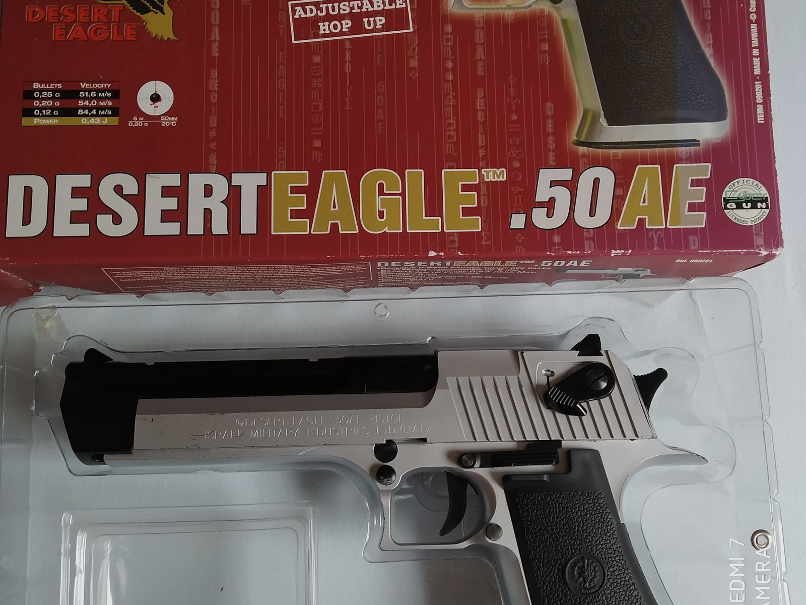 Dessert Eagle (TM) 50AE - Softairgun, silber