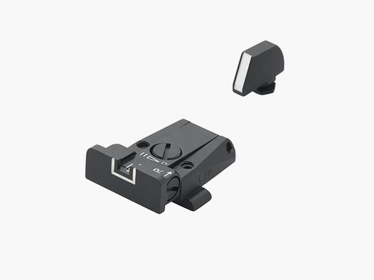 SPR Visier White Outline Glock Pistole
