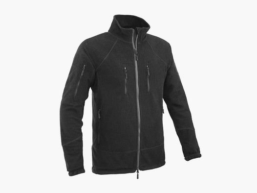 Defcon 5 Fleece Jacket Eagle Tactical Full Zip - Czarny / L Mężczyźni