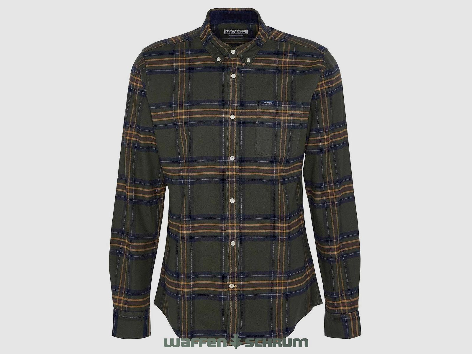 Barbour Shirt Portdown Olive