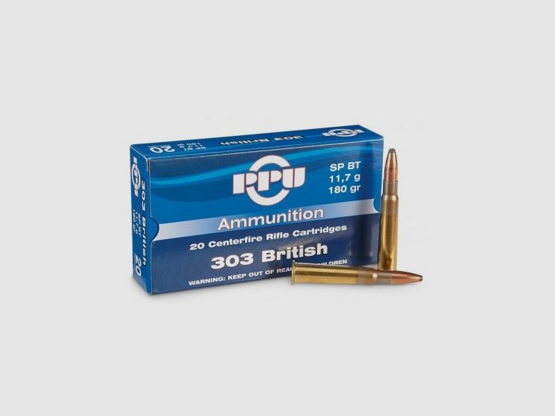 Partizan Ammunition 303 British 180 grains SPBT
