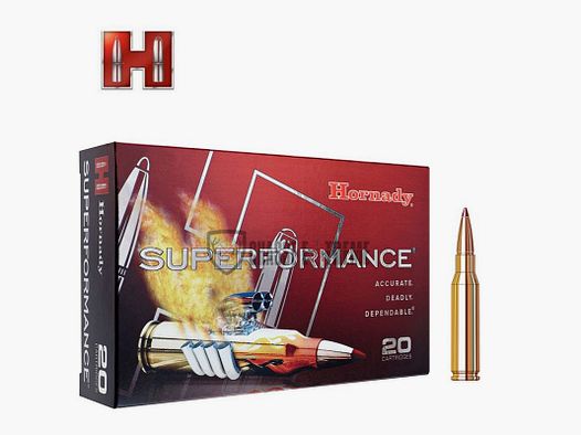 20 Patronen HORNADY Superformance Kal. 7mm-08 Rem 139 Gr CX