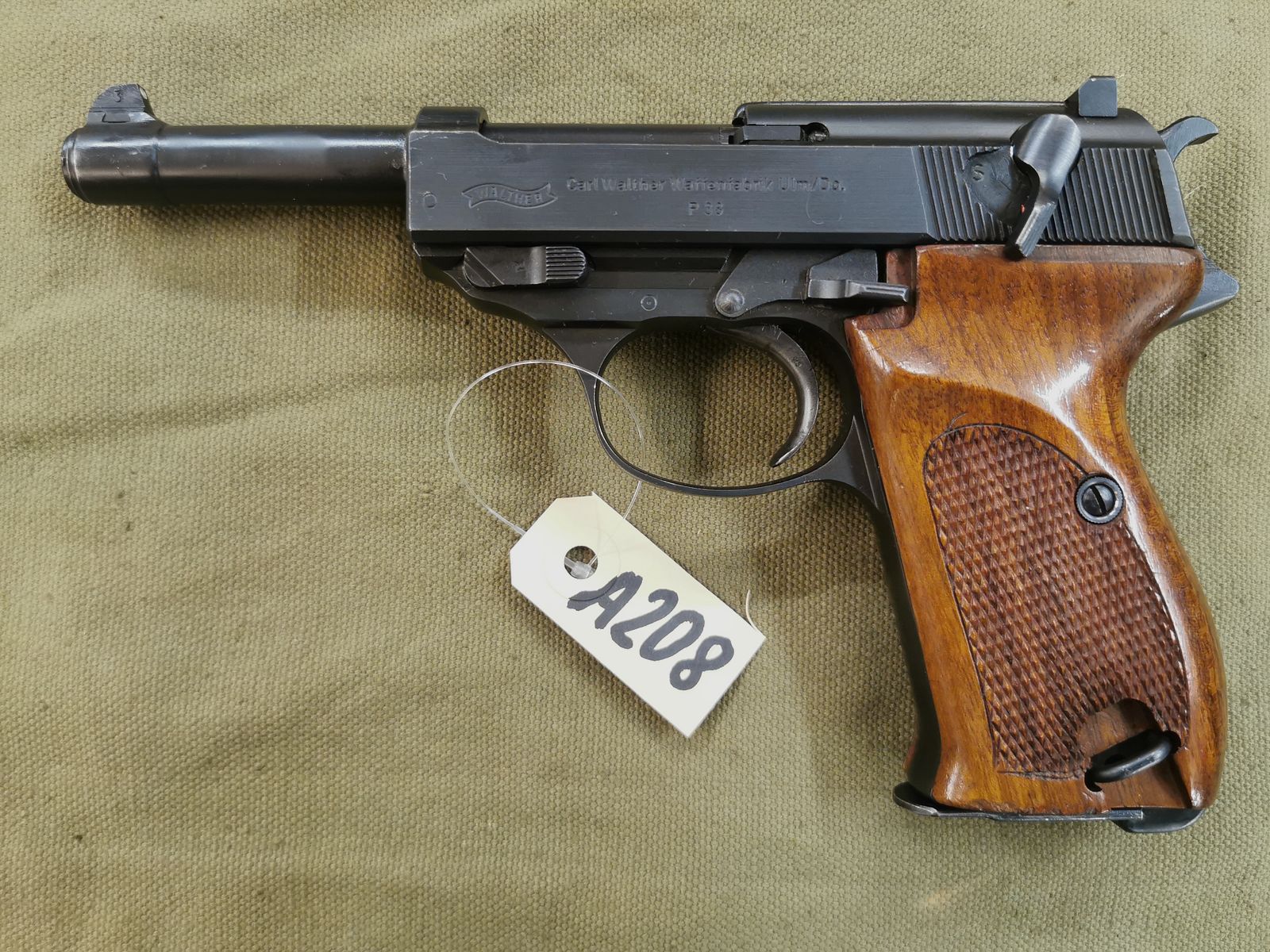 Walther P38 all-steel OVP with supply number