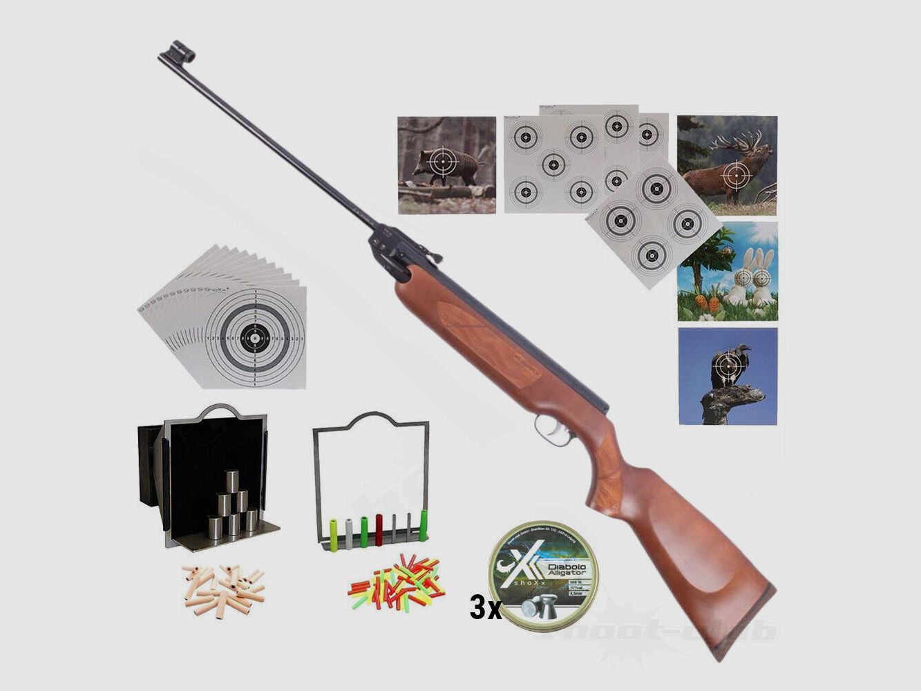 Weihrauch Weihrauch HW 35 Kal. 4,5mm Diabolos Super-Target Set