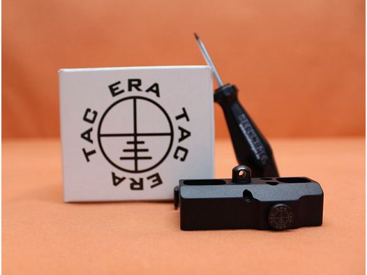 Adaptador de bípode Recknagel Era-Tac QD (T1390-0013) con palanca, tipo Harris para perfil Picatinny (con anilla para correa)