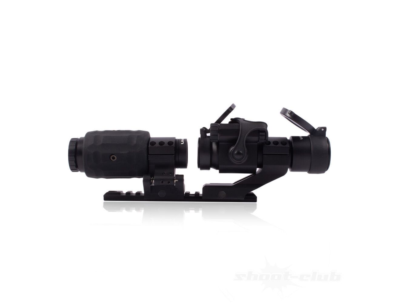Umarex MPS 3 mit Point Sight PS22 und 3-fach Magnifier
