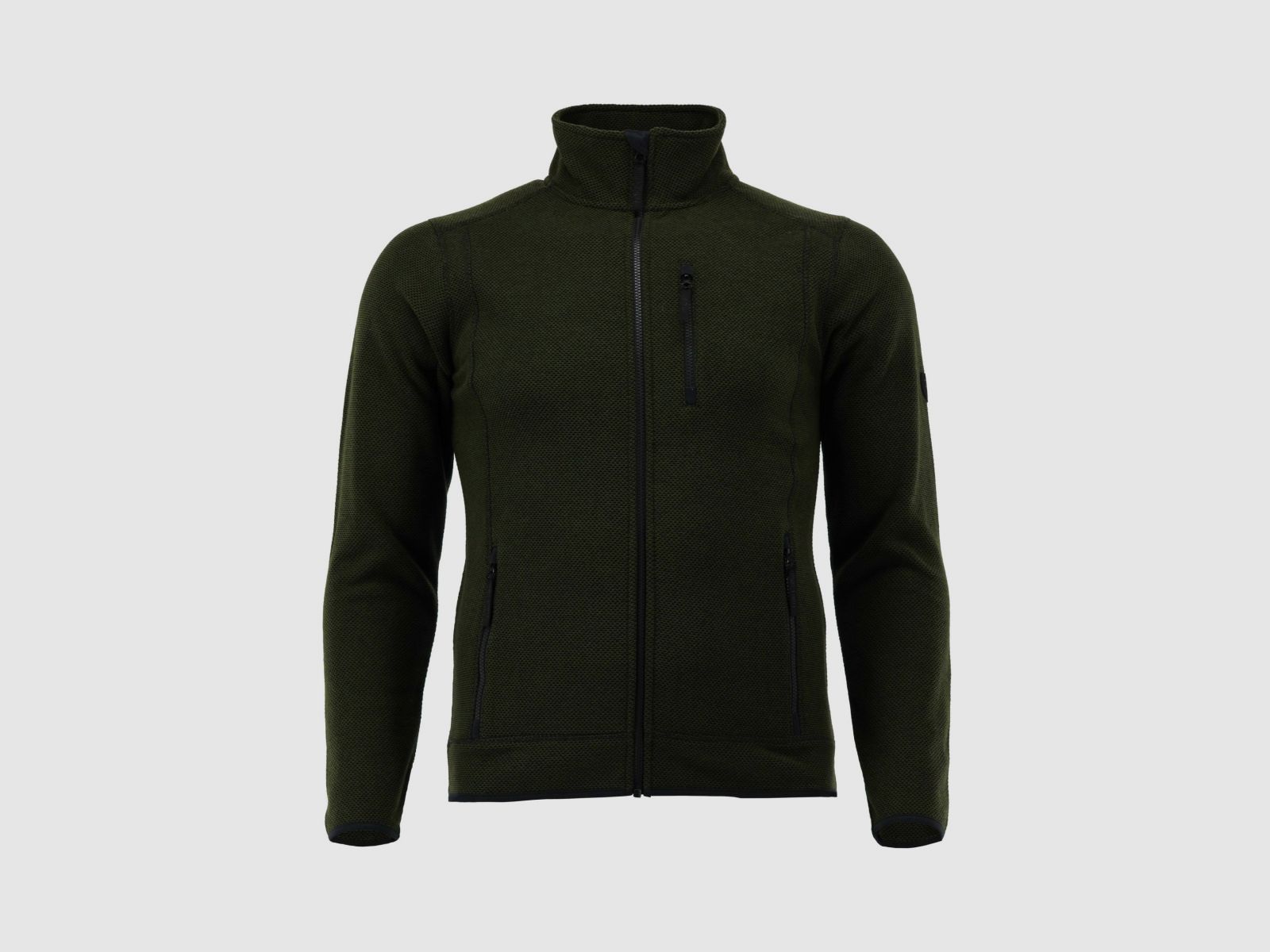 TOM COLLINS Herren Piqué Jacke Oliv