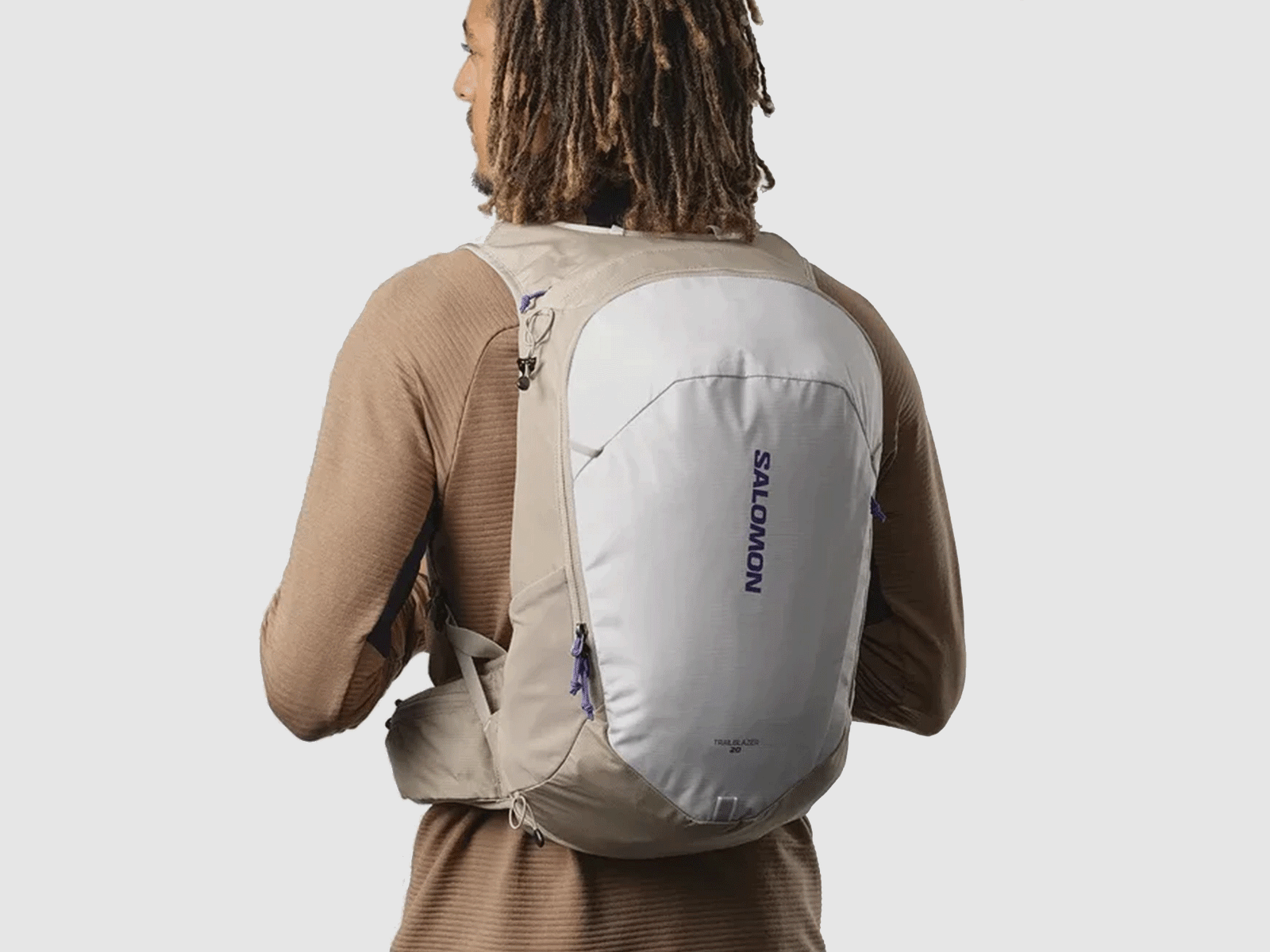 Rucksack – SALOMON – TRAILBLAZER 20 VINTAGE Khaki / Glacier Gray, Bild 5 von 6