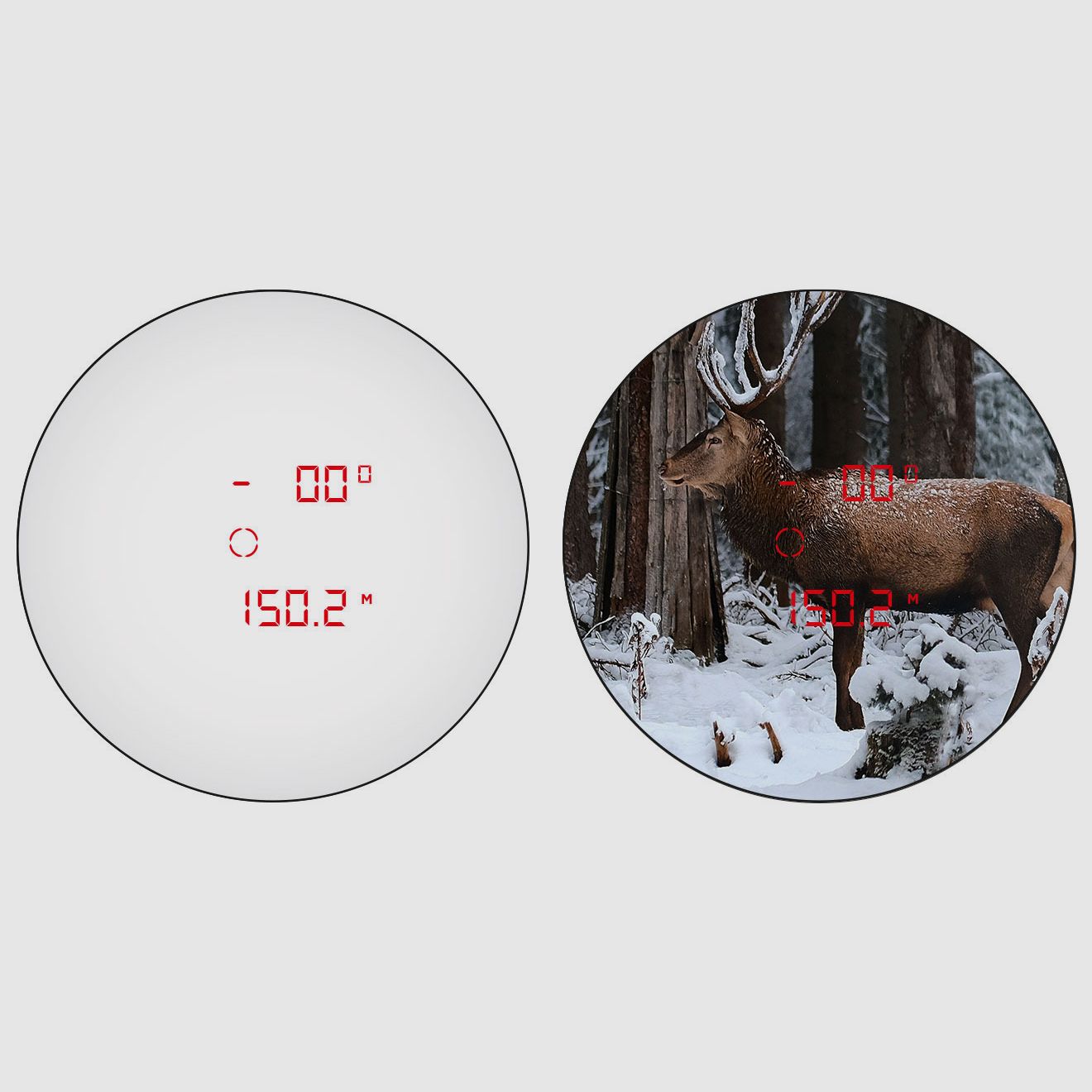 Alpen Optics Apex XP 8x42 LRF Fernglas mit Laser Entfernungsmesser (Range Finder) 